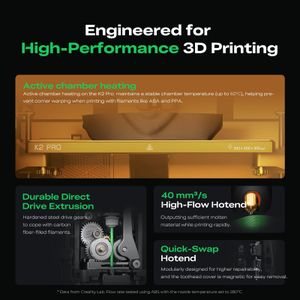 Creality K2 Pro 3D Printer – Multi-Color Printing