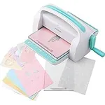 VEVOR Manual Die Cutting & Embossing Machine, Portable Cut Machines, 9 inch Opening Scrapbooking Machine Full Kit Included, for Arts & Crafts, Scrapbooking, Card Making and Crafting, White