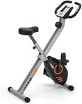 Wenoker Exercise Bike Folding with Magnetic Resistance, LCD Display, Device Holder - Foldable Stationary Fitness Bicycle for Indoor Cycling and Home Workout