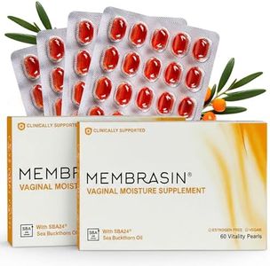 Membrasin Vitality Pearls, Estrogen-Free Vaginal Moisture Supplement, 120ct