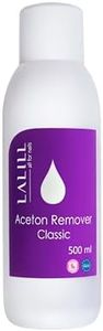 LALILL Solvente per smalto acetone 500 ml – Rimozione per vernici ibride, gel, acrilico e suggerimenti – Gel Polish Remover – Puro acetone UV rimozione smalto