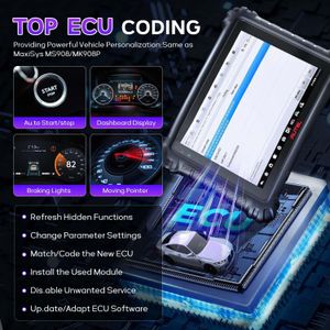 Autel MaxiSYS MS906pro TS Car Diagnostic Scanner – ECU Coding, 36+ Services, CAN FD, FCA, OS 10