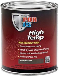 POR-15 High Temperature Paint, High Heat Resistant Paint, Weather and Moisture Resistant, 8 Fluid Ounces, Gray