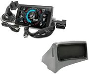 Edge Insight CTS3 Touch Screen Gauge Monitor 84130-3 & Dash Pod Mount 18502 Compatible with 2005-2007 Ford F250/F350 Super Duty Diesel Gas 5.4 6.0 6.8 Triton Powerstroke