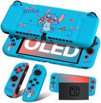 Xinocy for Nintendo Switch OLED Case Cute Cartoon Character Design Cases Kawaii Fun Funny Fashion Soft Slim Protective Dockable Joycon Shell Cover for Teens Kids Boys Girls for Switch OLED 2021 Sing