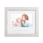 Kate & Milo Rustic Me & My Sister Frame, Sibling Gifts, Little or Big Sister Gift, Gender-Neutral Nursery Decor, Baby Keepsake Photo Frame