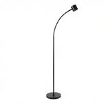 Mornington Studio Clarity Floor Standing Reading Light, Full Spectrum LED, CRI 98+, 4000K Natural White, Dimmable, Adjustable Gooseneck, for Reading, Crafting & Embroidery, 154cm (Black)