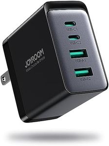 JOYROOM 67W USB C Charger Block, 4-Port Foldable GaN Wall Fast Charger Adapter Compact for iPhone 15/14/13 Pro Max, MacBook Pro/Air, iPad Pro/Air, Galaxy, Dell XPS, Pixel 7, Google Pixelbook