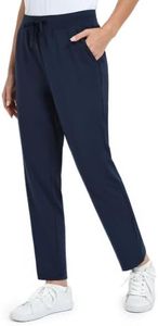IESOCO Petite Pants for Women 24"/26" Stretch Ankle Pants for Golf Travel