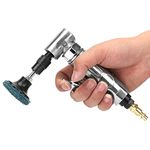 Tyenaza Air Grinder Die Grinder, Angle Die Grinder Pneumatic Die Grinder Industrial Grade 90 Degrees Air Angle Grinder with 2inch Grinding Disc MBSP, Air Straight Grinder Die Grinder Kit