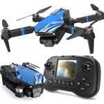 Drone with Camera for Adults, Drone with LCD Screen RC Live Video Professional, Brushless Motor 270° Obstacle Avoidance, Support 32G SD Card 3D Flips Foldable Mini Quadcopter for Beginners Under 250G