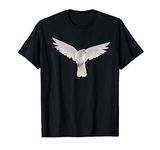 Lovely Faith Dove Bird of Peace Photo Silhouette Art T-Shirt