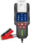 XPR3SS KW700 12V 24V Car Battery Tester with Printer, Automotive Battery Analyzer & Alternator Tester, 10–2000 CCA Load Tester for AGM GEL EFB Lithium Lead-Acid Batteries