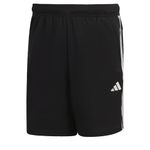 adidas Men's Train Essentials Piqué 3-Stripes Training Shorts, Black, L