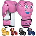 Jayefo Boxing Gloves for Kids & Children - Youth Boxing Gloves for Boxing, Kick Boxing, Muay Thai and MMA - Beginners Heavy Bag Gloves for Heavy Boxing Punching Bag (Pink, 6 Oz)