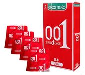 Okamoto 0.01 Polyurethane 4's Pack PU Condom Made in Japan