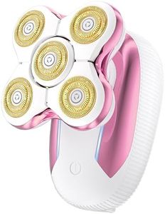 Electric Razors for Women, 5D Magnetic Shaver for Sensitive Skin - Waterproof Cordless Razor for Legs/Bikini/Arms, Painless Hair Removal, 90min Runtime Pink