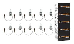 Tek Automotive H3 Bulb 453 Halogen Headlight Bulbs Headlamp Cornering Fog Light Car Bulbs 12V 55W PK22S - Pack of 10