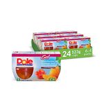 Dole Fruit Bowls Mandarin Oranges in Orange Gel, Healthy School Snacks, 123g, 24 Cups