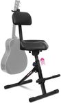 Liquid Stands Guitar Stool Adjustable Stool - Professional Musician Drum Throne with Backrest - Guitar Seat Drum Seat, Musician Stool, Chair, Guitar Chair for Adults, Kids, Drummer, and Guitarist