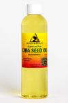 Chia Seed Oil Organic Unrefined Virgin Carrier Cold Pressed Natural Fresh 100% Pure 4 oz, 118 ml