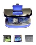 Counterfeit Bleached Bill Detector Long Lasting USB Rechargeable Battery 4 Mode Magnetic UV LED MG Watermark Magnifier 10X Fake Cheker Money Credit Card Bank Note Portable Business Store Detection NEW