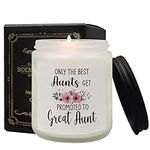 QASHWEY Great Aunt Gifts Candles, P