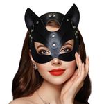 Masquerade Mask for Women, Cat Mask Halloween Mask Cat Woman Mask for Woman for Costumes Cosplay Night Club Cocktail