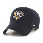 47 Pittsburgh Penguins Adjustable Cap Clean Up NHL Black - One-Size