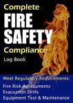 Fire Safety Log Book: A4 Fire Risk 