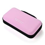 LIOVODE DVD Case, 96 Capacity EVA CD Case Holder Storage Organizer Portable Protective DVD Wallet Holder for Car (96 Capacity, Pink96)