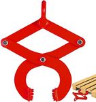 VEVOR 1T Pallet Puller Steel Single Scissor Red Pallet Puller Clamp 2205 LBS Capacity Pallet Grabber 4.3 Inch Jaw Opening x 0.5 Inch Jaw Height