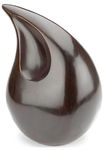 Royal Rapture Urn for ashes Cremation Memorial funeral Teardrop Jar Love Urns decorative Human Adult Child (Bronze, 12") RT01-10