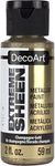 DecoArt Americana Extreme Sheen Jar of Paint, Acrylic, Champagne Gold, 59 ml (Pack of 1)