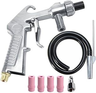 Wogoboo Sand Blaster Kit Blasting Shot Sandblaster Siphon Feed Gun Nozzle Rust Remove Abrasive Sand Blasting for Sandblast Cabinets