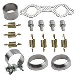 Exhaust Pipe Manifold Gasket Spring Rebuild Kit Replacement for Po-laris Ranger RZR 800 EFI 2008-2010 Sportsman Ranger 700 800 900 5811511 3610047 7041804 7041687 5257254