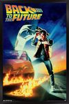 Trends International Back to The Future - One Sheet Wall Poster, Black Framed Version, 22.375" x 34"