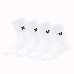 ARKYLE Winter Socks for Men Thick Terry Towel Cushion Socks, Free Size, Pack of 4