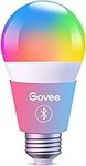 Govee LED Light Bulb Dimmable, Music Sync Color Changing, A19 7W 60W Equivalent, No Hub Required Multicolor Bluetooth Light Bulbs with App Control for Party Home (Don't Support WiFi/Alexa)