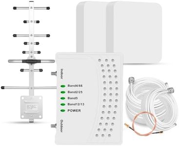 Cell Phone Booster for Home & Muti-Room, Up to 7000Sq. Ft,Cell Phone Signal Booster for Rural Area with 2 Indoor Panel Antennas,Boosts 5G 4G LTE for All U.S. Carriers, FCC Approved