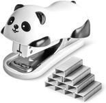 EZWORK Stapler, 20-50 Sheets Capacity with Staples and Staple Remover Set, Desk Stapler Office Staplers (Panda, 20 Sheet)