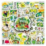 50Pcs Brazilian Landscapes Stickers Cool Stickers no Repeat Stickers for Kids Adults Teens Waterproof Vinyl Sticker for Luggage Computer Skateboard Bike for for Kids Teens Girls (Brazilian)