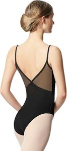 Tegmk Women Camisole Ballet Leotards for Dance Gymnastics Outfits Drawstring, Full Front Lining (FT23936-06-L)