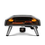 Ooni Koda 2 Pro Gas Pizza Oven – 18" Gas Powered Outdoor Oven with 37 mBar Regulator and Gas Hose, Gas powered Portable Pizza Oven - Foundry Black