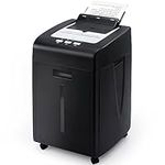 iOCHOW 200-Sheet Auto Feed Paper Shredder: 40 Mins Micro Cut Paper Shredder High-Security Level P-5 Commercial Heavy Duty Paper/CD/Credit Card Quiet Shredder for Home Office Use with 35L Pullout Bin