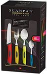 Scanpan Spectrum Cutlery 16-Pieces Set, Multicolour