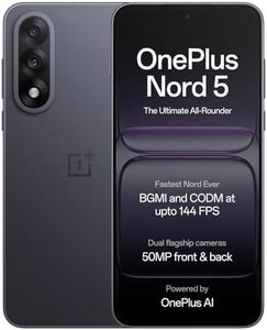 OnePlus Nord 5 | Snapdragon 8s Gen 3 | Stable 144FPS Gaming | Dual 50MP Flagship Camera | Powered by OnePlus AI | 8GB + 256GB | Phantom Grey