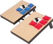 Trademark Innovations Miniature Indoor Desktop Bean Bag Toss Cornhole Game - 10 1/4" x 15 1/2"