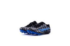 Sega Aston AR 7 Metal Spikes 2024 Running spikes Shoes, Track & field Shock Resistant,Breathable and Comfortable Trainers (Black, UK Footwear Size System, Adult, Men, Numeric, Medium, 10)