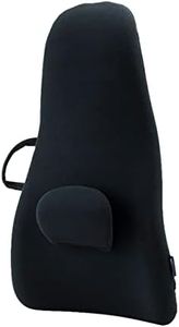 ObusForme Highback Backrest Support - Extra Tall Padded Seat Cushion and Lumbar Support Pillow, Portable Posture Support with Soft and Durable Foam